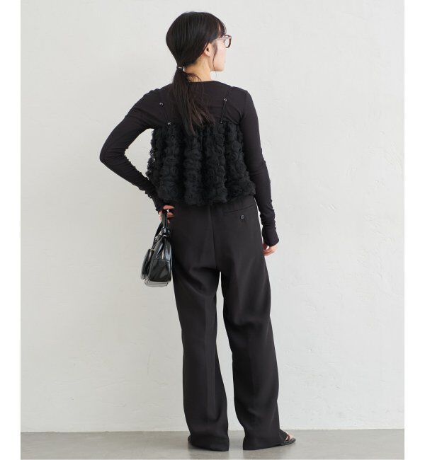 U by SPICK&SPAN「フラワーチュールベアブラウス」|シャツ・ブラウス|