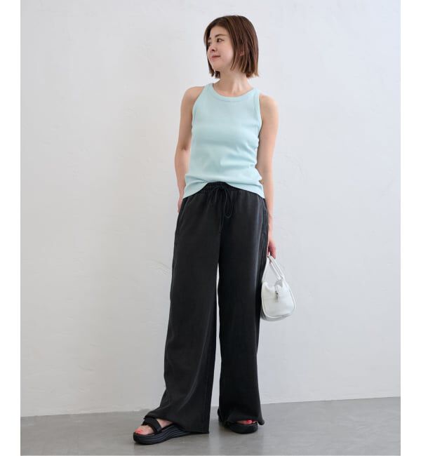 U by SPICK&SPAN「《追加2》ガーメントダイスウェットパンツ」|その他|