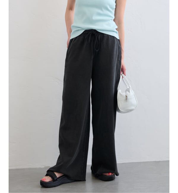 U by SPICK&SPAN「《追加2》ガーメントダイスウェットパンツ」|その他|