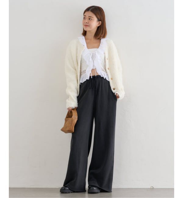 U by SPICK&SPAN「《追加2》ガーメントダイスウェットパンツ」|その他|