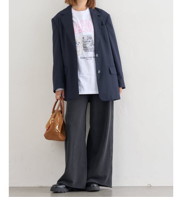 U by SPICK&SPAN「《追加2》ガーメントダイスウェットパンツ」|その他|