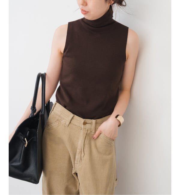 Spick and Span「《手洗い可》シルク混アメスリタートルネック」|ニット・セーター|