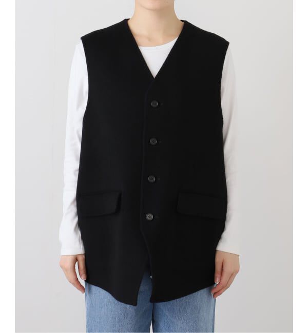 FRAMeWORK「ショートビーバーコクーンベスト」|ダウンベスト・ベスト|