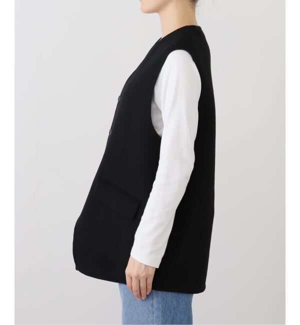 FRAMeWORK「ショートビーバーコクーンベスト」|ダウンベスト・ベスト|