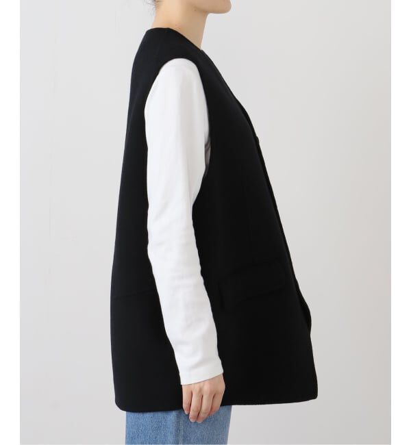 FRAMeWORK「ショートビーバーコクーンベスト」|ダウンベスト・ベスト|