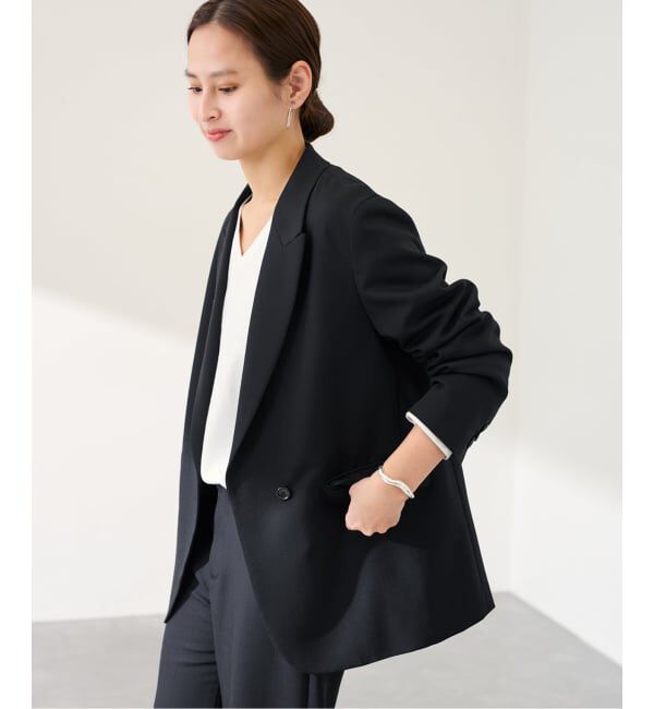 FRAMeWORK「ドビーオックスセミダブルジャケット」|テーラードジャケット|