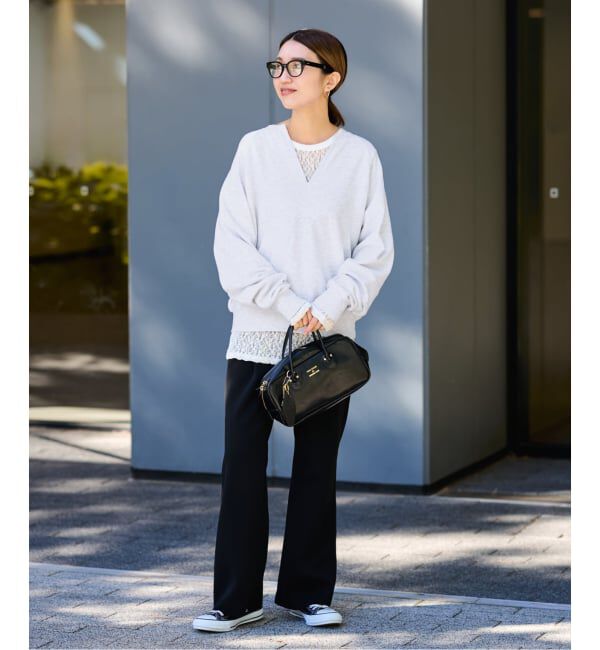 FRAMeWORK「Butter Terry キーネックスウェット」|スウェット・ジャージ|