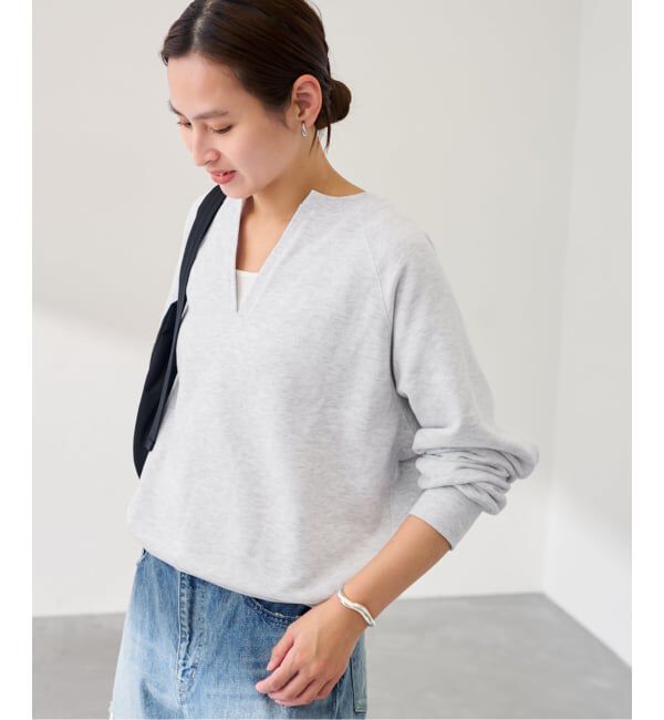 FRAMeWORK「Butter Terry キーネックスウェット」|スウェット・ジャージ|