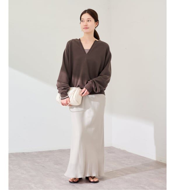 FRAMeWORK「Butter Terry キーネックスウェット」|スウェット・ジャージ|