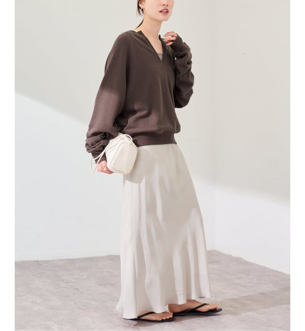 FRAMeWORK「Butter Terry キーネックスウェット」|スウェット・ジャージ|