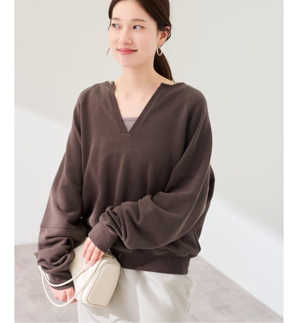 FRAMeWORK「Butter Terry キーネックスウェット」|スウェット・ジャージ|