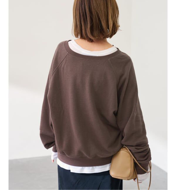 FRAMeWORK「Butter Terry キーネックスウェット」|スウェット・ジャージ|