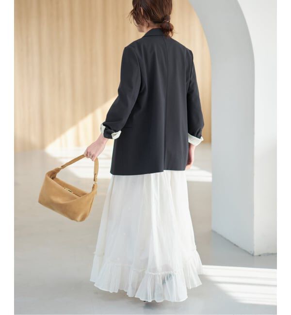 Spick and Span「《一部店舗+WEB限定予約》ドットエンブロイダリースカート」|スカート|