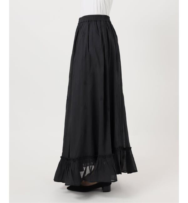 Spick and Span「《一部店舗+WEB限定予約》ドットエンブロイダリースカート」|スカート|