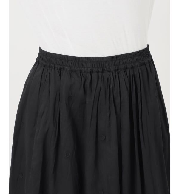 Spick and Span「《一部店舗+WEB限定予約》ドットエンブロイダリースカート」|スカート|