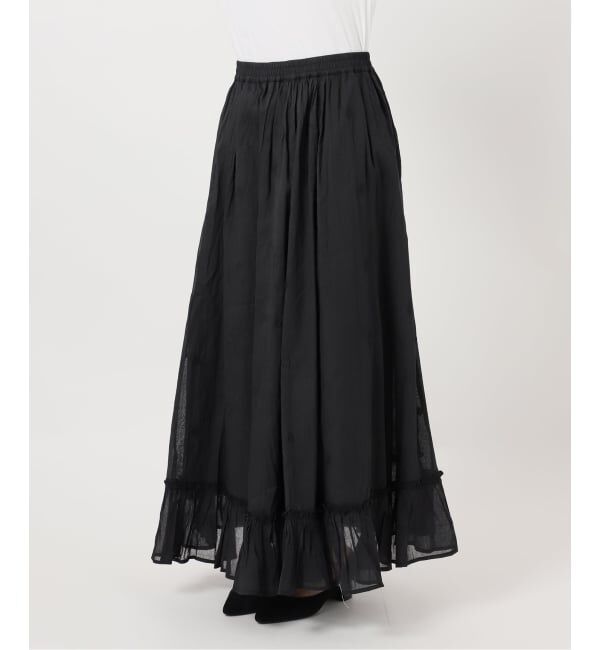 Spick and Span「《一部店舗+WEB限定予約》ドットエンブロイダリースカート」|スカート|