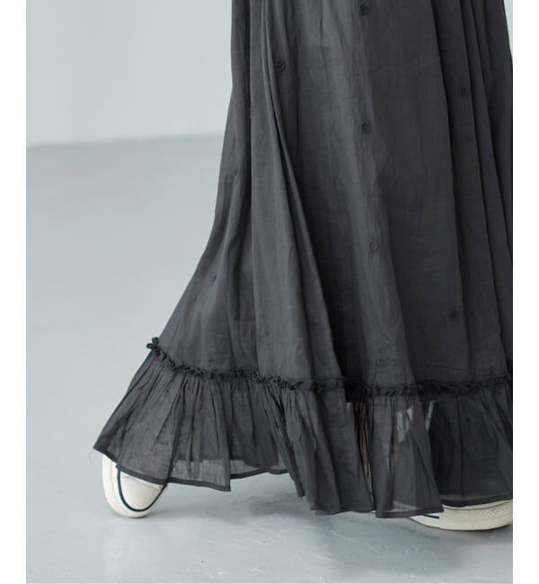 Spick and Span「《一部店舗+WEB限定予約》ドットエンブロイダリースカート」|スカート|