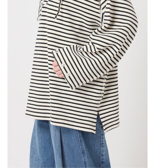 U by SPICK&SPAN「≪予約≫LENO ボーダーメキシカン パーカー」|パーカー|