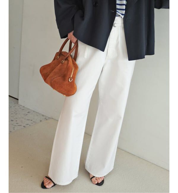 Spick and Span「フェードツイルフレアパンツ」|スラックス|