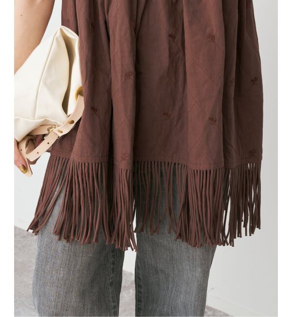 Spick and Span「《予約》crinkle crinkle crinkle 別注フリンジキャミ*」|キャミソール|