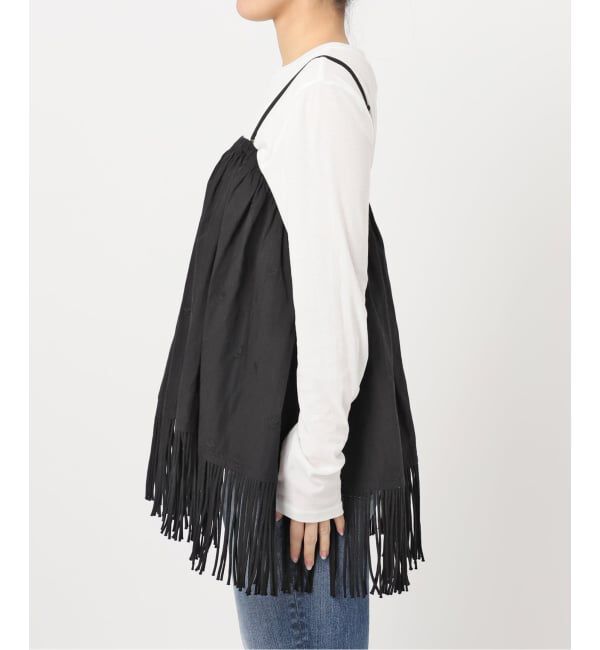 Spick and Span「《予約》crinkle crinkle crinkle 別注フリンジキャミ*」|キャミソール|