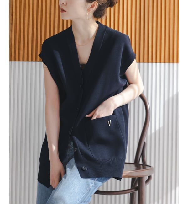 NOBLE「《予約》venit/ヴェニット ベスト」|ベスト・ジレ|ネイビー