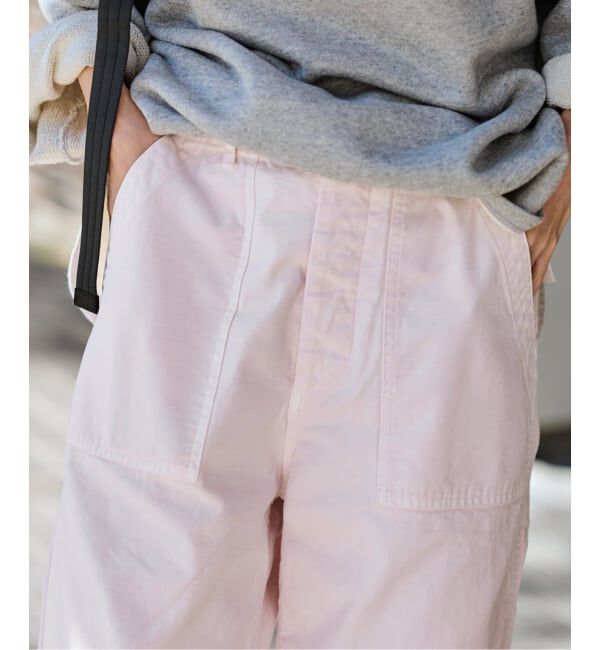 FRAMeWORK「≪追加予約≫ライトミリタリースラブベイカーパンツ 3」|カーゴ|