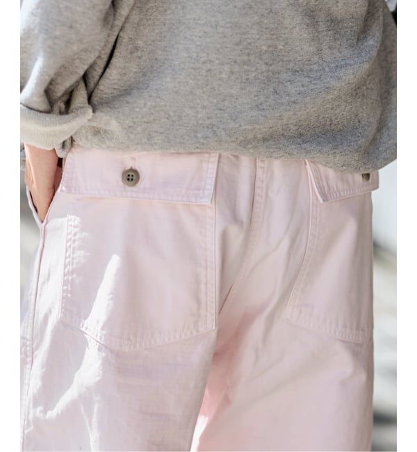 FRAMeWORK「≪追加予約≫ライトミリタリースラブベイカーパンツ 3」|カーゴ|