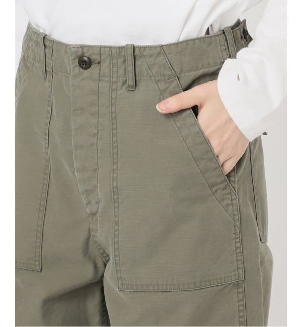 FRAMeWORK「≪追加予約≫ライトミリタリースラブベイカーパンツ 3」|カーゴ|