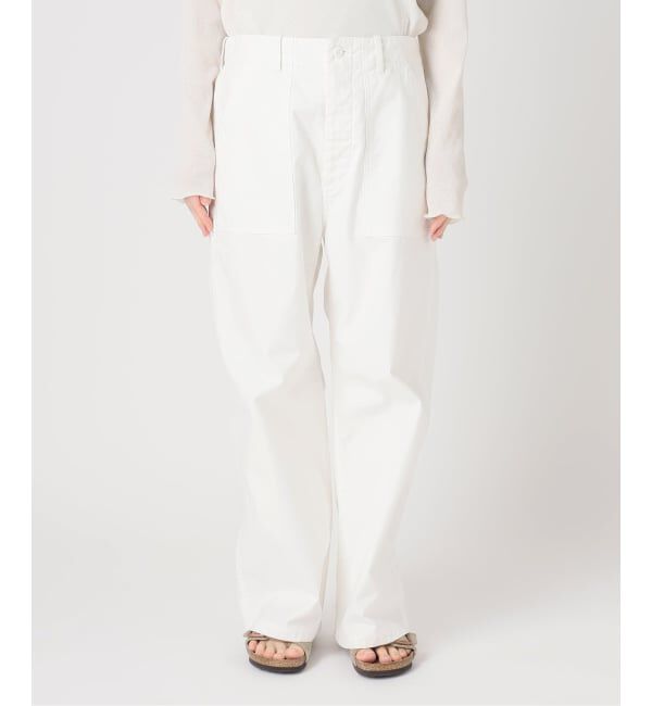 FRAMeWORK「≪追加予約≫ライトミリタリースラブベイカーパンツ 3」|カーゴ|