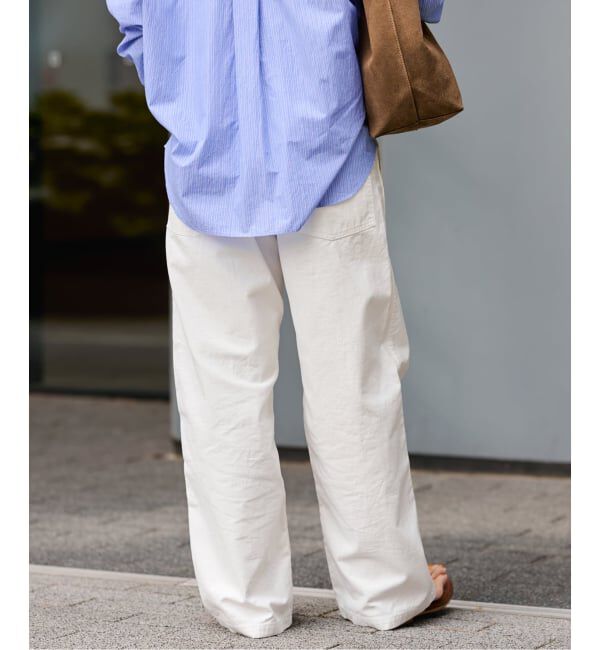 FRAMeWORK「≪追加予約≫ライトミリタリースラブベイカーパンツ 3」|カーゴ|