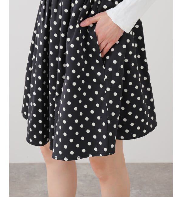 U by SPICK&SPAN「GANNI / ガニー Printed Double Satin Mini Strap Dr」|ワンピース|