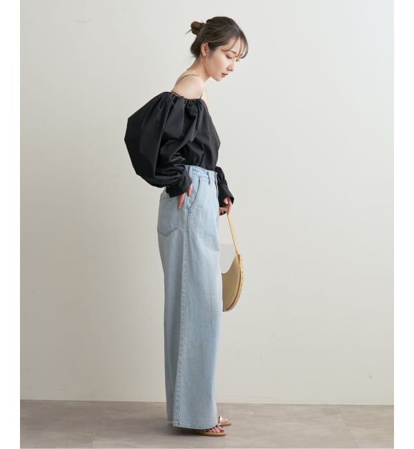 NOBLE「《予約》PROTAGONISTA/プロタゴニスタ オフショルダーボリュームスリーブブラウス」|シャツ・ブラウス|