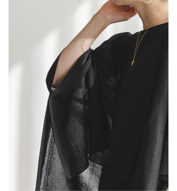 NOBLE「《予約》シアードレープケープ」|ニット・セーター|