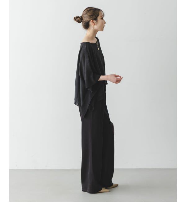 NOBLE「《予約》シアードレープケープ」|ニット・セーター|