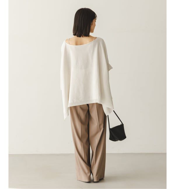 NOBLE「《予約》シアードレープケープ」|ニット・セーター|