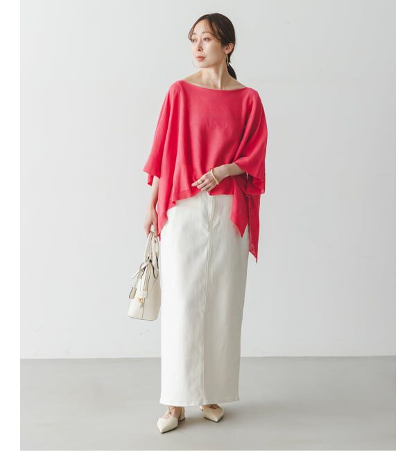 NOBLE「《予約》シアードレープケープ」|ニット・セーター|