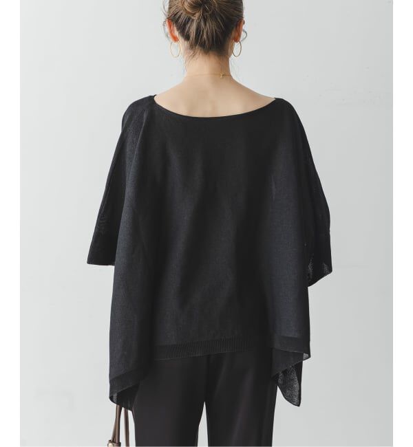 NOBLE「《予約》シアードレープケープ」|ニット・セーター|