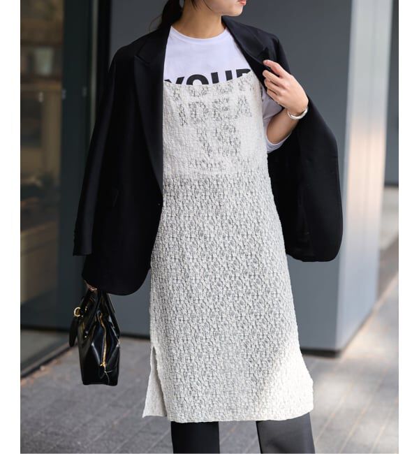 FRAMeWORK「≪追加予約≫シャーリングレースキャミワンピース 2」|ワンピース|