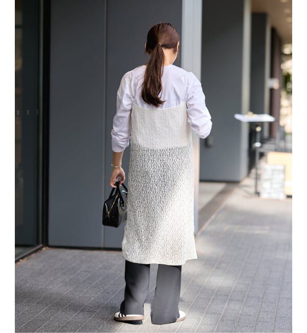 FRAMeWORK「≪追加予約≫シャーリングレースキャミワンピース 2」|ワンピース|