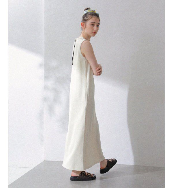  「【洗える】Munich/ミューニック リネンライクダブルフェイスワンピース」|ワンピース|