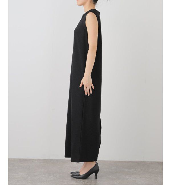  「【洗える】Munich/ミューニック リネンライクダブルフェイスワンピース」|ワンピース|