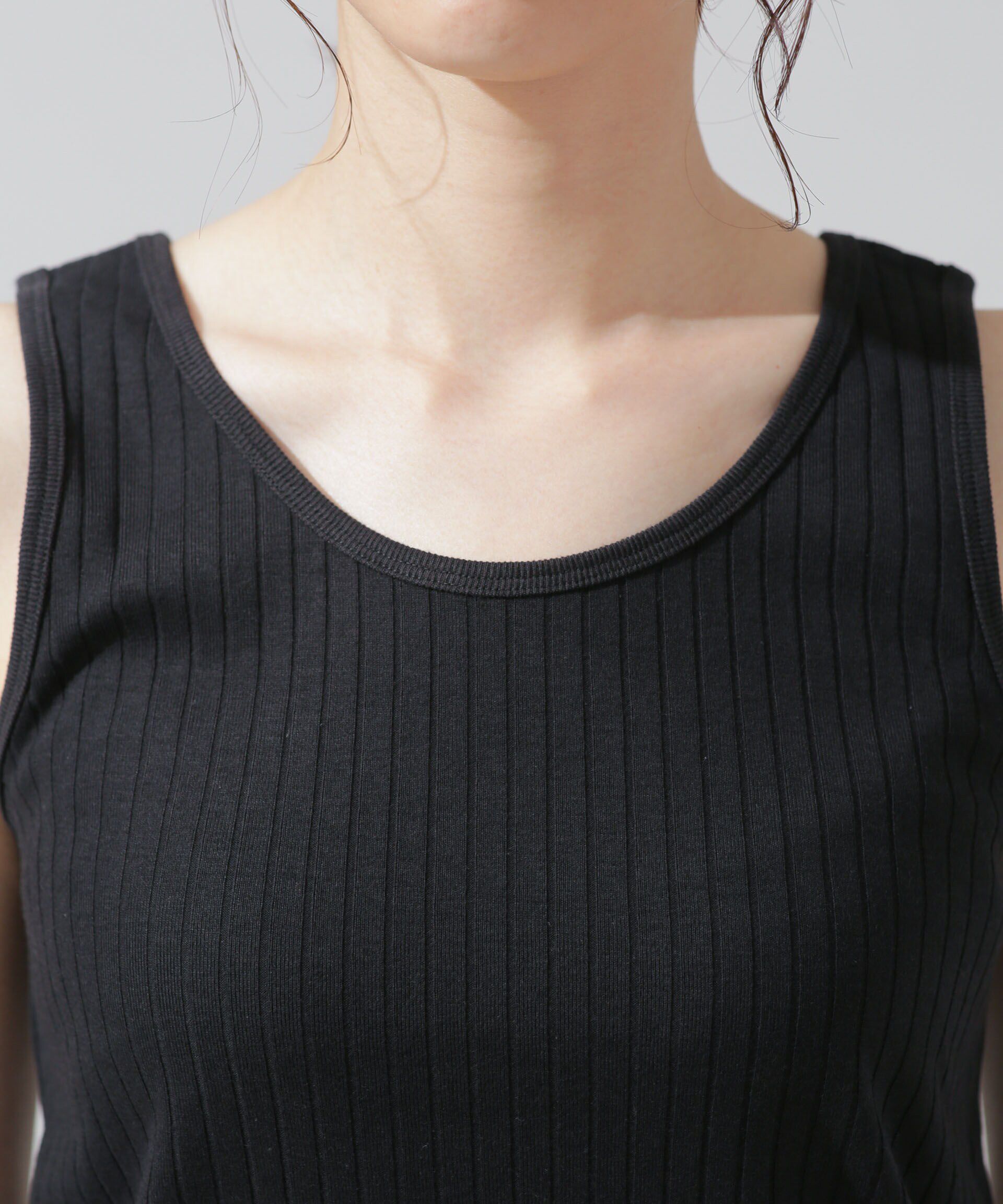 nano･universe「LB.03/Anti Soaked 汗染み防止 リブタンクトップ」|Tシャツ・カットソー|