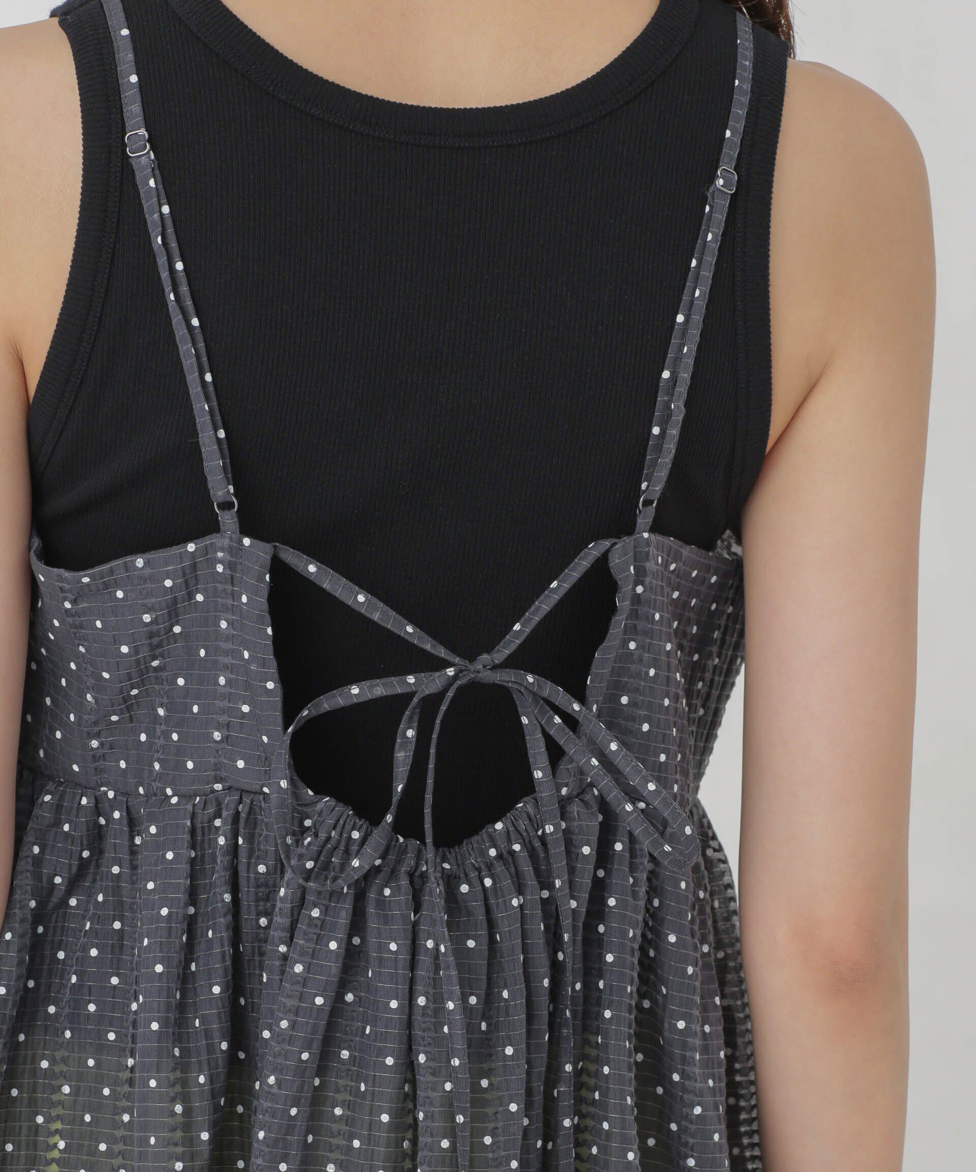 nano･universe「シアードビーバックホールキャミチュニック」|シャツ・ブラウス|