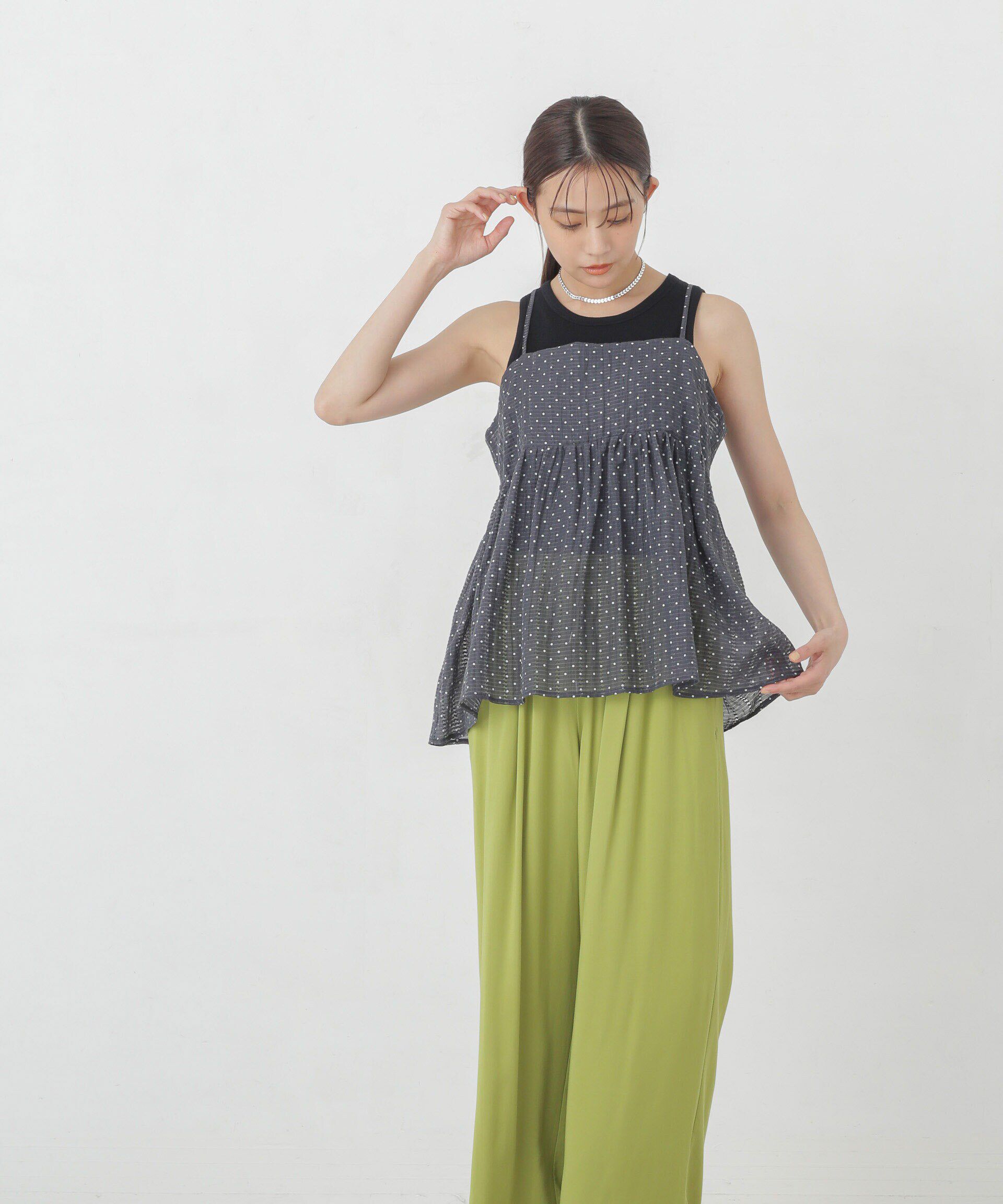 nano･universe「シアードビーバックホールキャミチュニック」|シャツ・ブラウス|