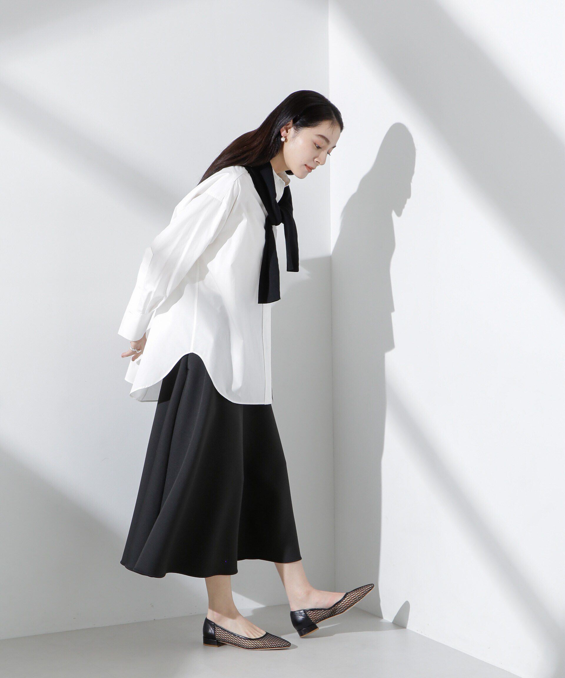 nano･universe「ダンボールサーキュラースカート」|スカート|