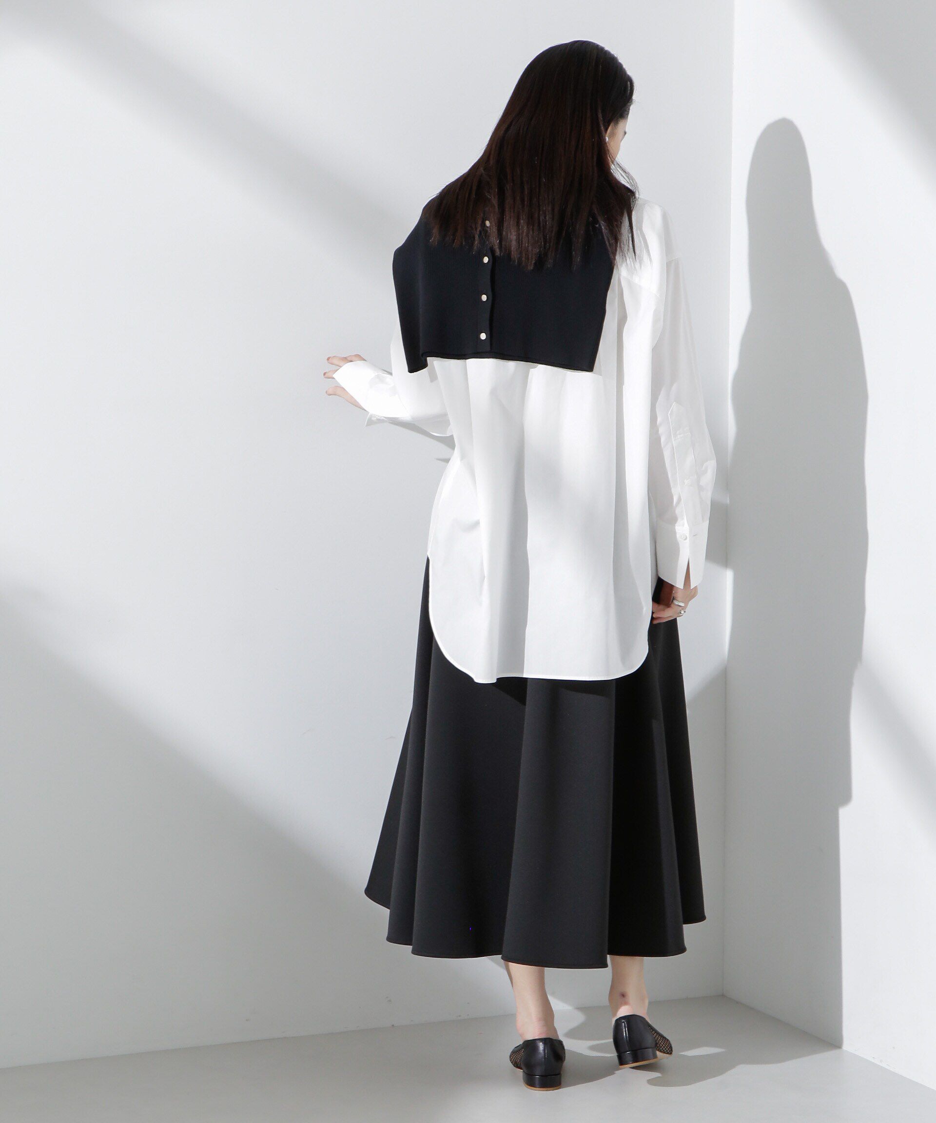 nano･universe「ダンボールサーキュラースカート」|スカート|