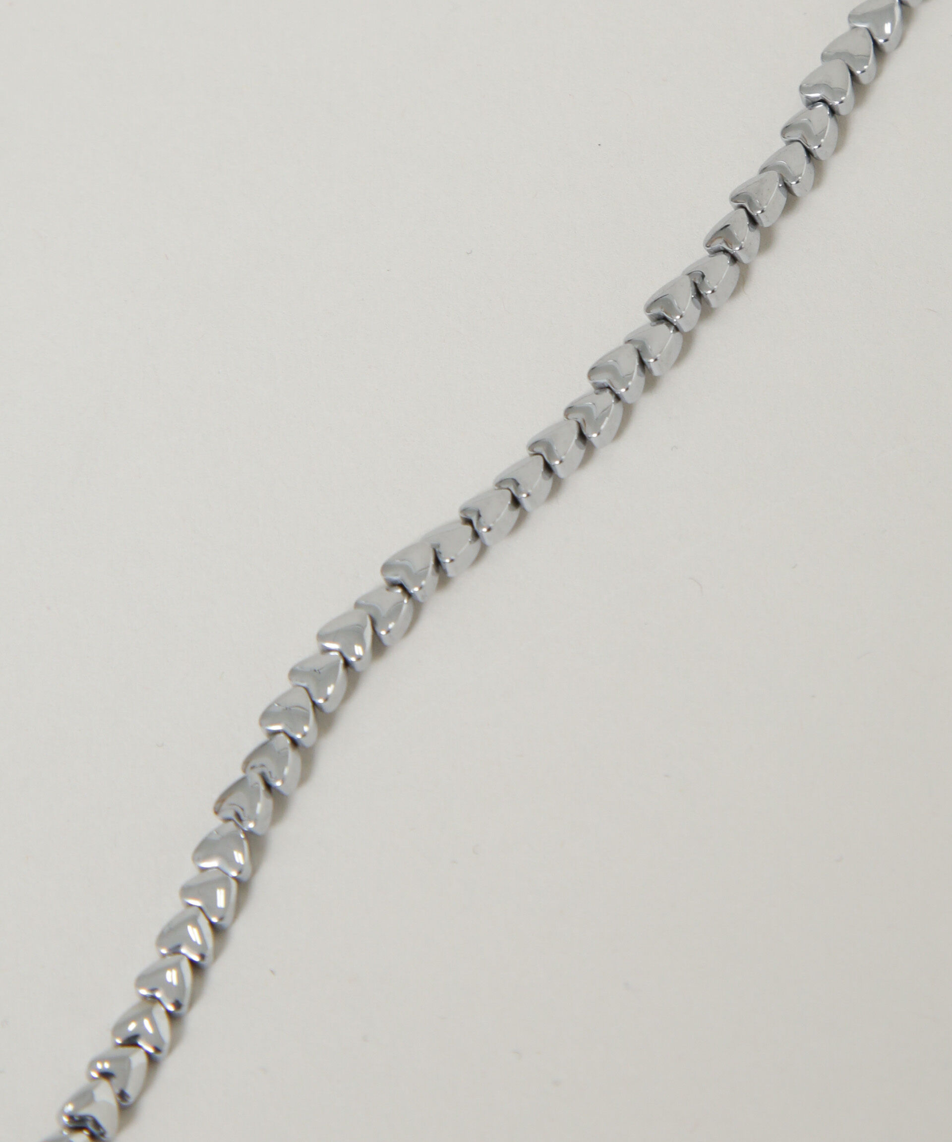 nano･universe「HASHIBAMI/ハート型4mm シルバー グラスチェーン」|その他|