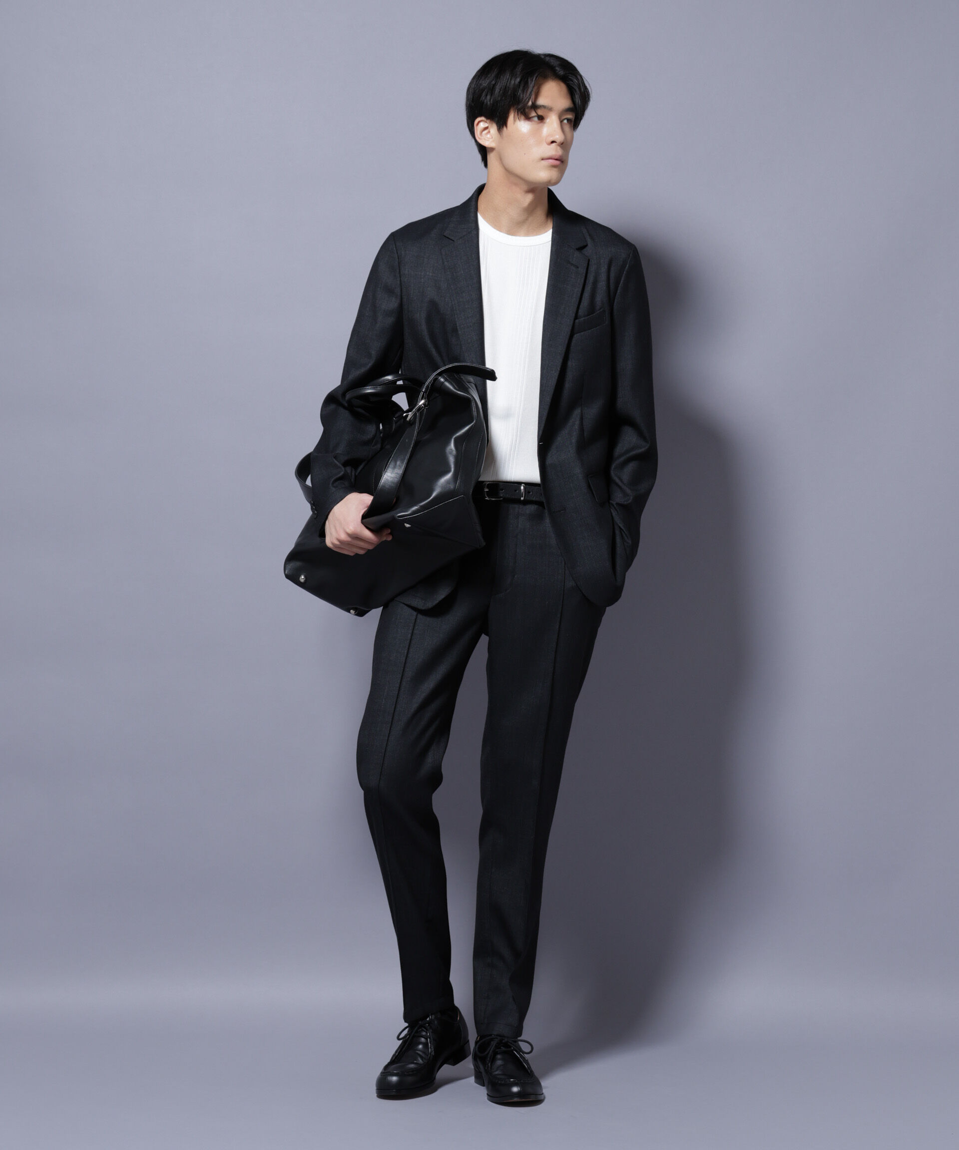 nano･universe「「N JACKET PREMIUM」ウールデニムジャケット/STRETCH(セットアップ可)」|スーツ|