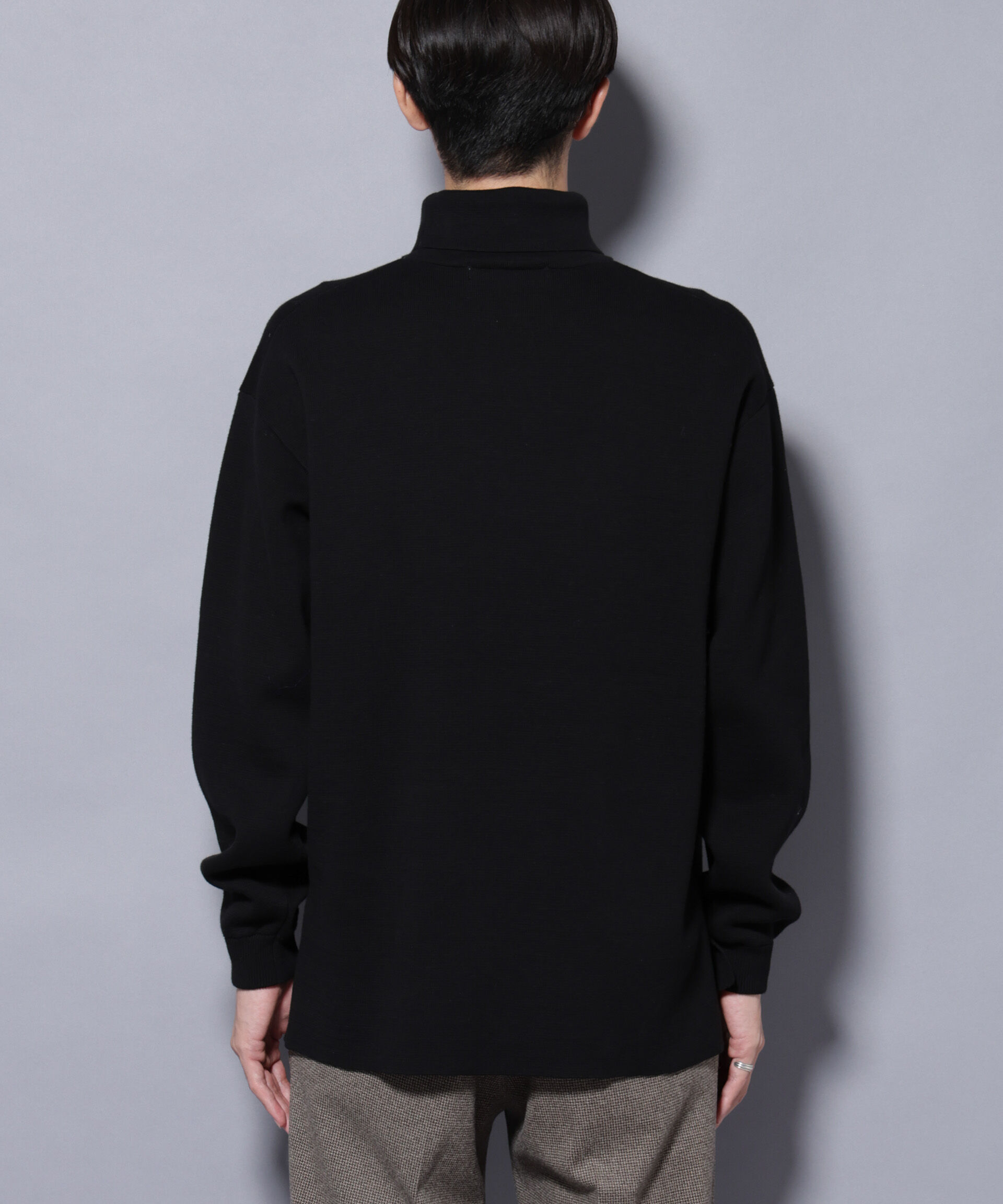 nano･universe「ミラノリブ ワイドタートルネックニット」|ニット・セーター|